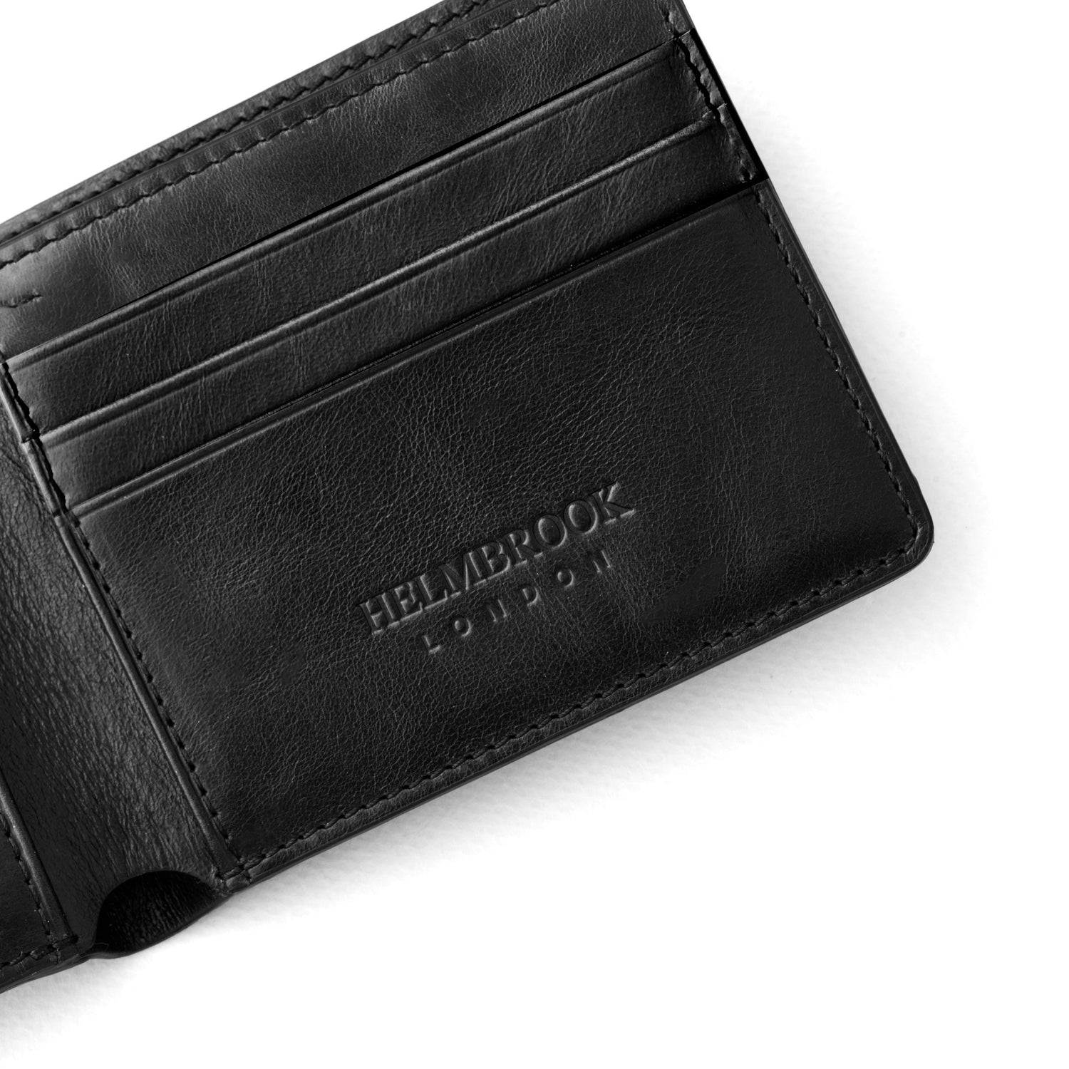 Eldridge Black Leather Cardholder - Luxury Men Accessory