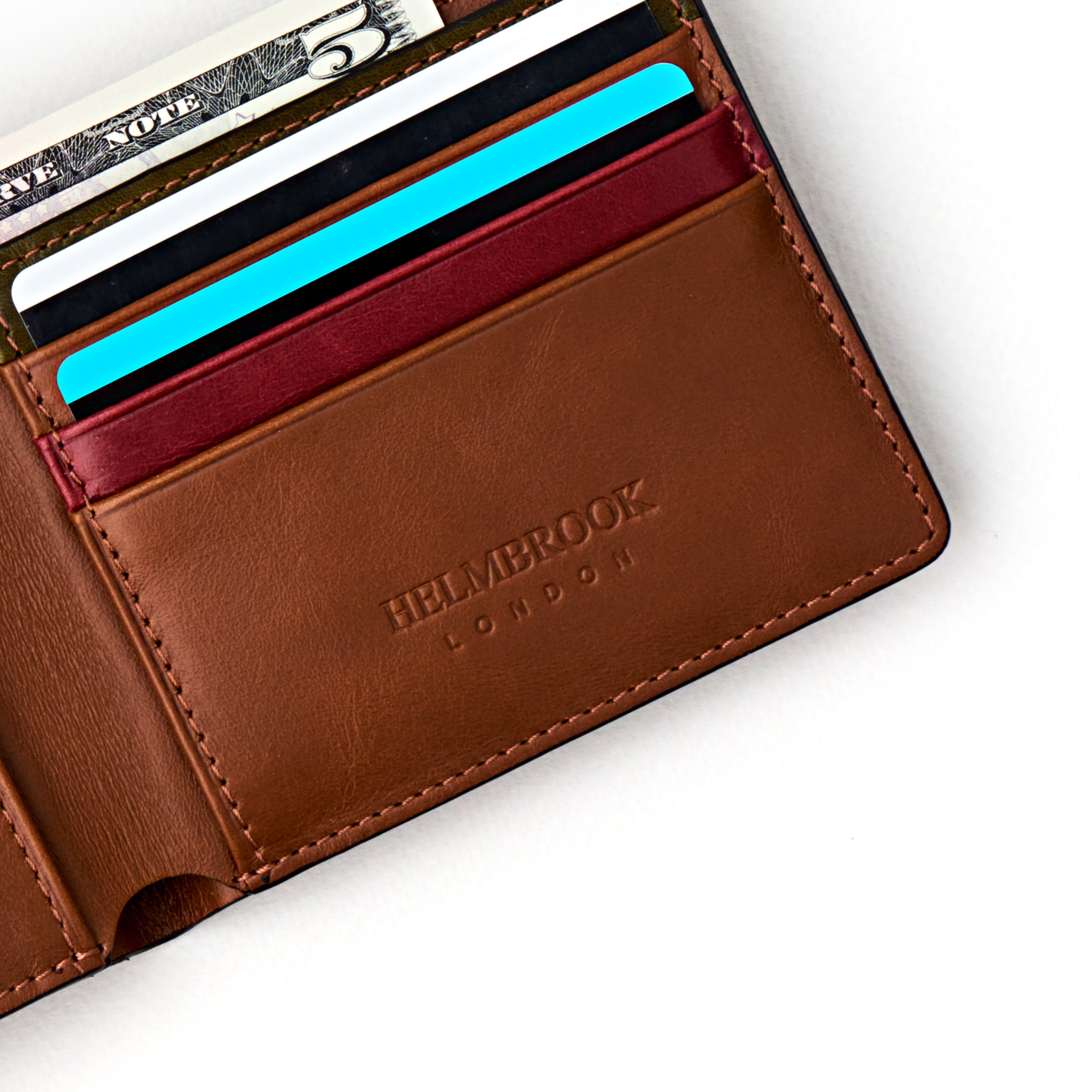 Eldridge Tan Handmade Leather Wallet - Multi Colors
