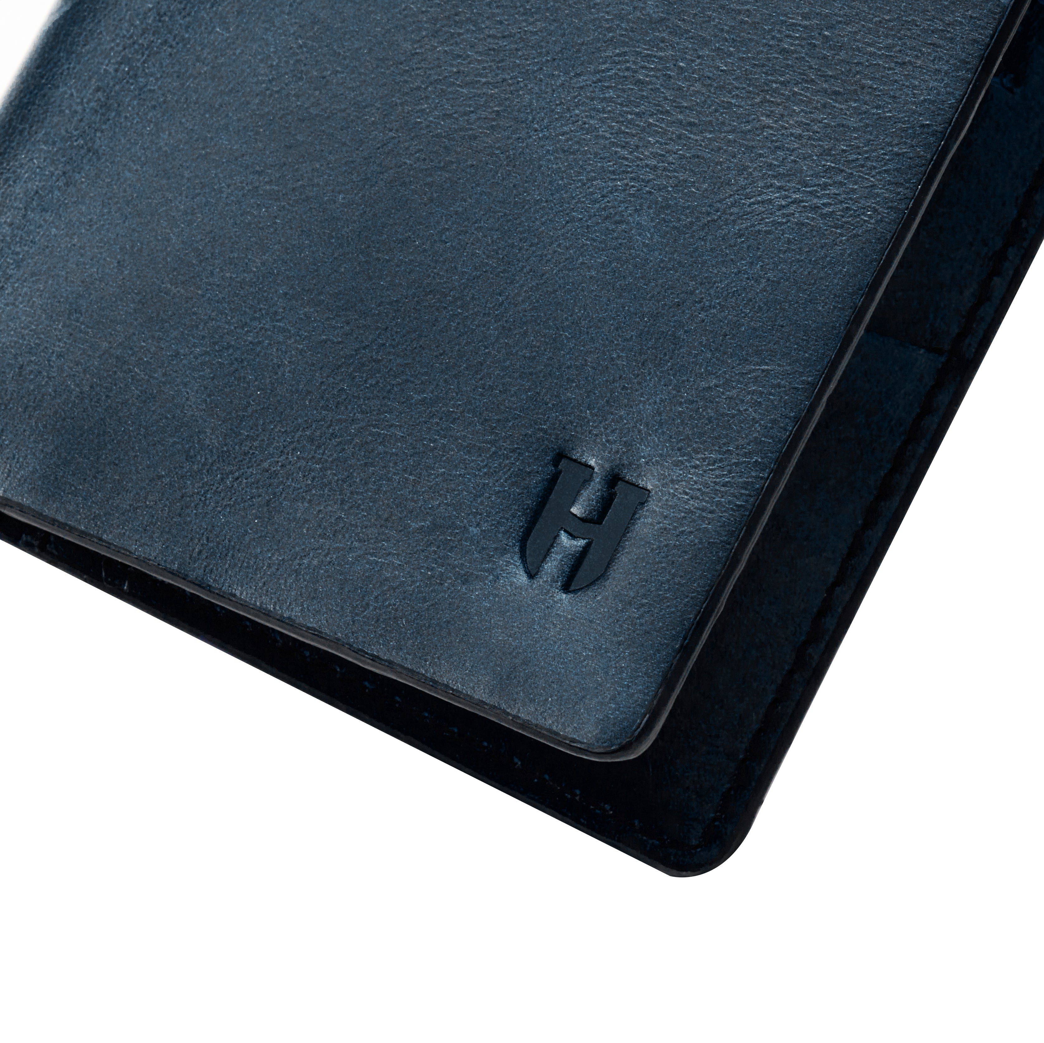 Eldridge Navy (Multi Colors) Handmade Leather Wallet