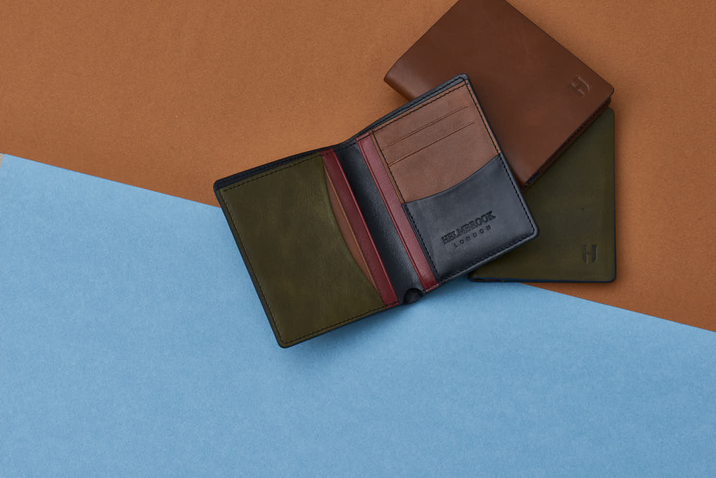 Dayton Black Leather Wallet - Luxury Men Style - Multi Colors