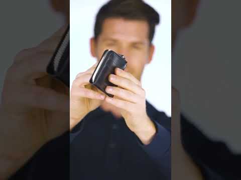 Seward Black Leather Custom Design Wallet for Men
