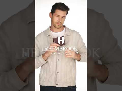 Eldridge Brown Handmade Leather Wallet - Cards and Cash Holder