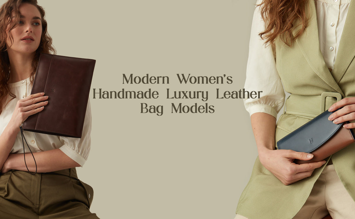 Modern Women’s Handmade Luxury Leather Bag Models