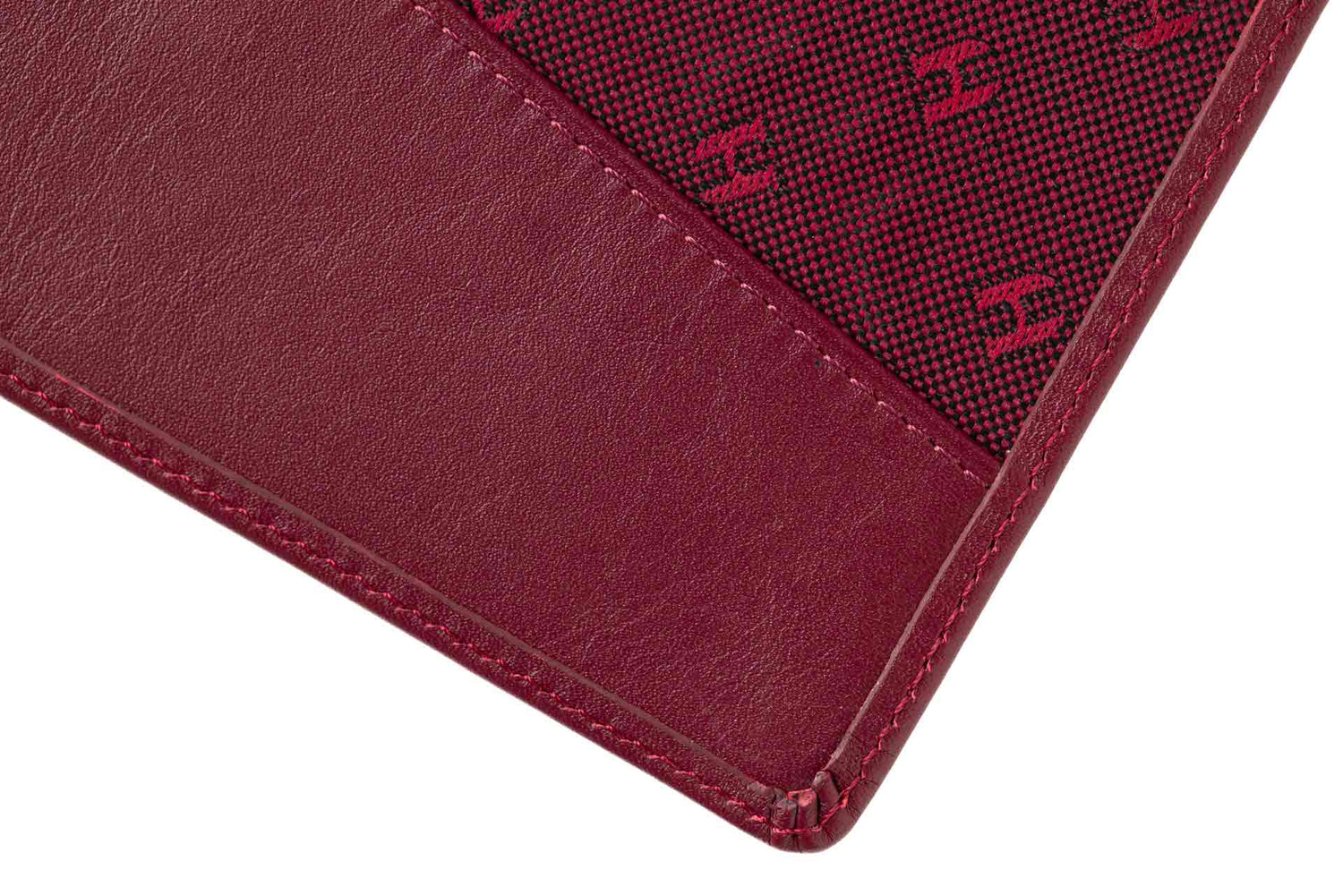 Milton Unisex Leather Handcrafted RFID-Blocking Passport Holder - Burgundy