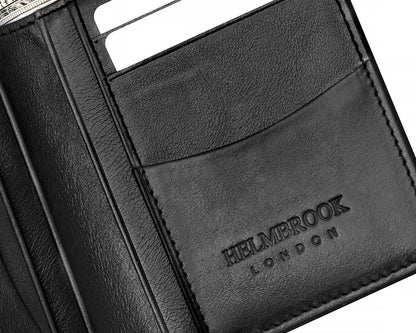 Helmbrook el yapımı deri cüzdan. RFID korumalı, şık ve dayanıklı tasarım.