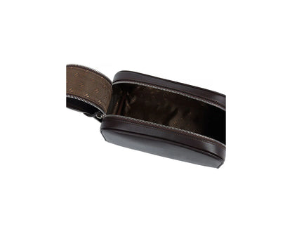 Luxury handmade leather travel toiletry bag, offering elegance and durability for all trips.