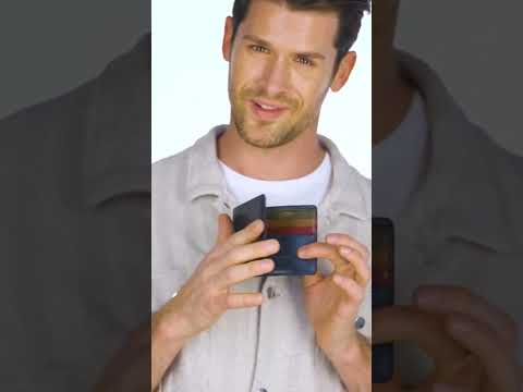 Eldridge Handmade Leather Wallet - Multi Compartment Style - Navy