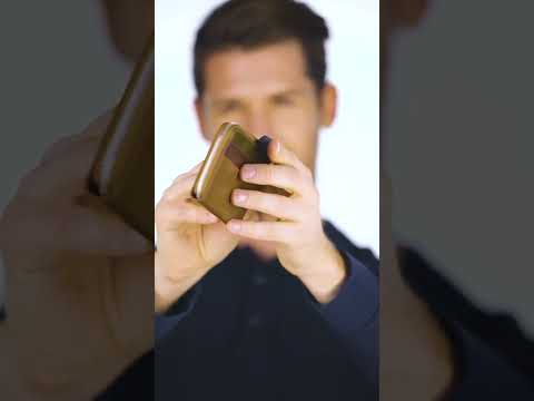 Seward Wallet with Cardholder RFID Protection for Men - Tan Leather