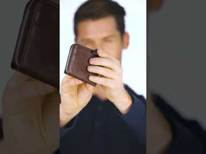 RFID Wallet for Men - Seward Collection - Brown Leather
