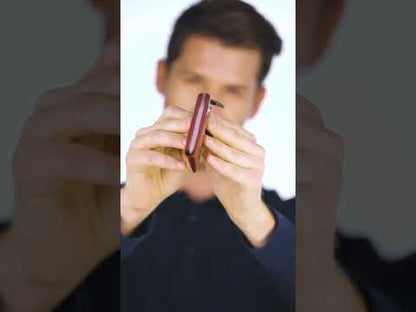 Seward Handmade Leather Wallet - Burgundy - RFID Wallet for Men