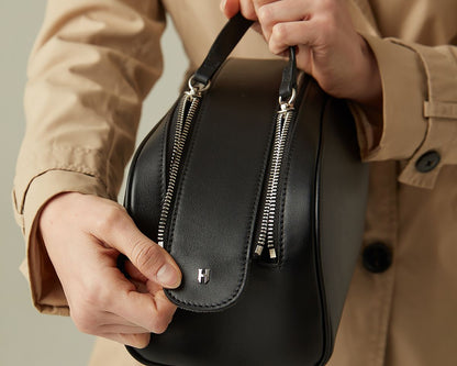 Winfred handmade leather travel toiletry bag, perfect for organized and stylish travel.